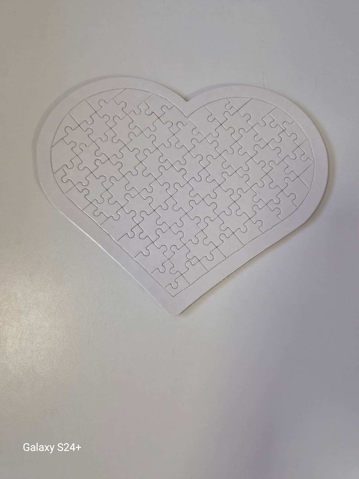 Kişiye Özel Fotoğraflı Kalp Şeklinde Puzzle