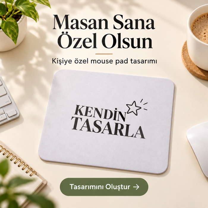 Kişiye Özel Fotoğraflı Dikdörtgen Mousepad