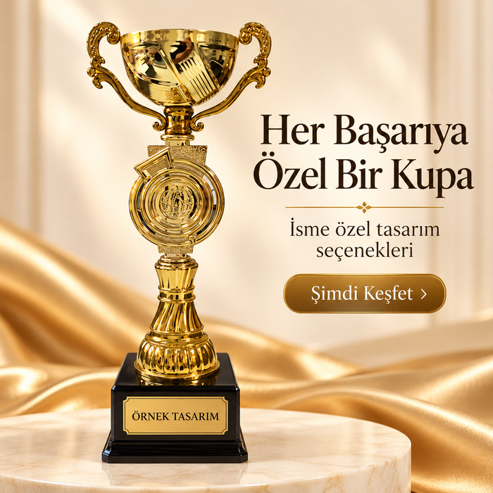 Kişiye Özel Figürlü Başarı Ödül Kupası