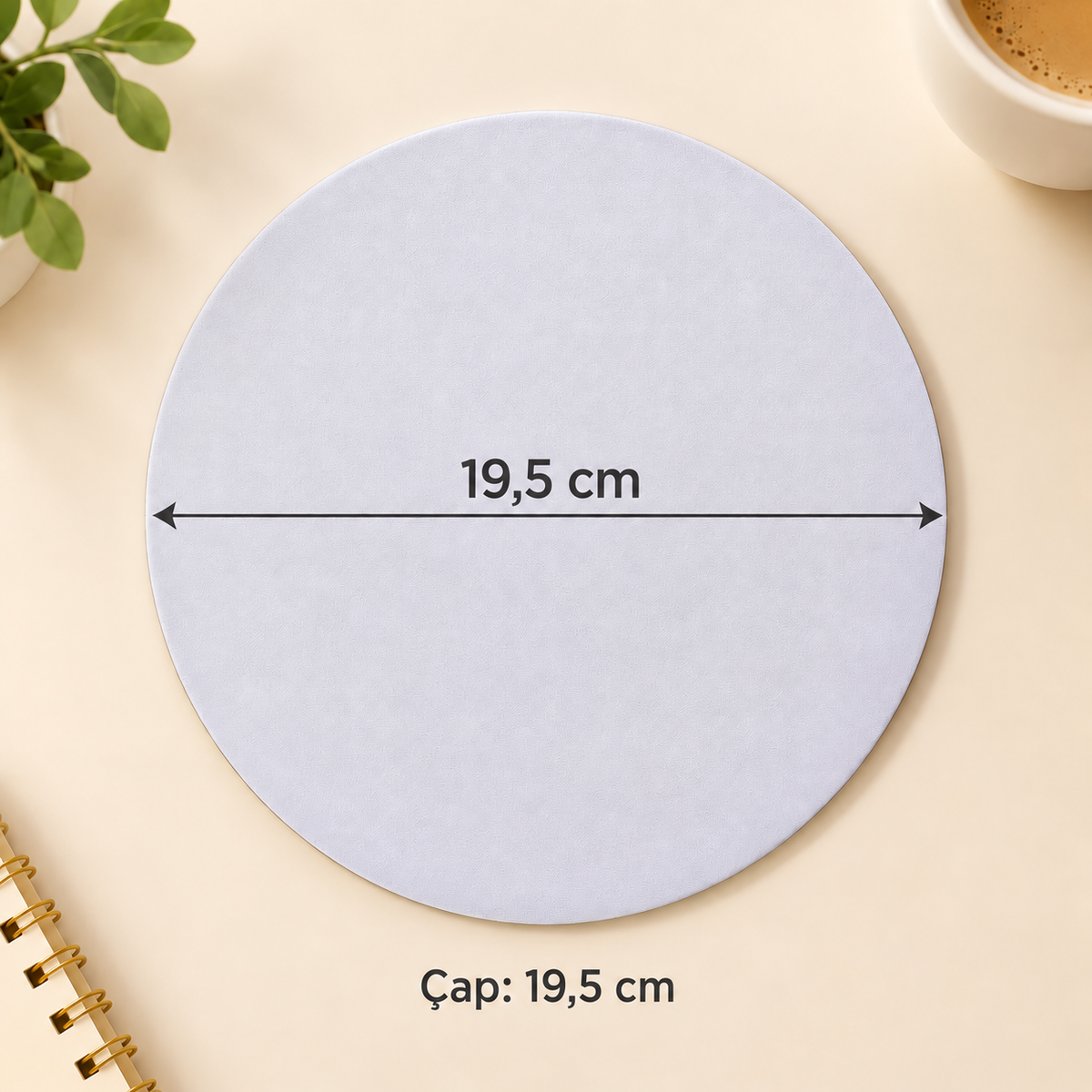 Kişiye Özel Fotoğraflı Yuvarlak Mousepad